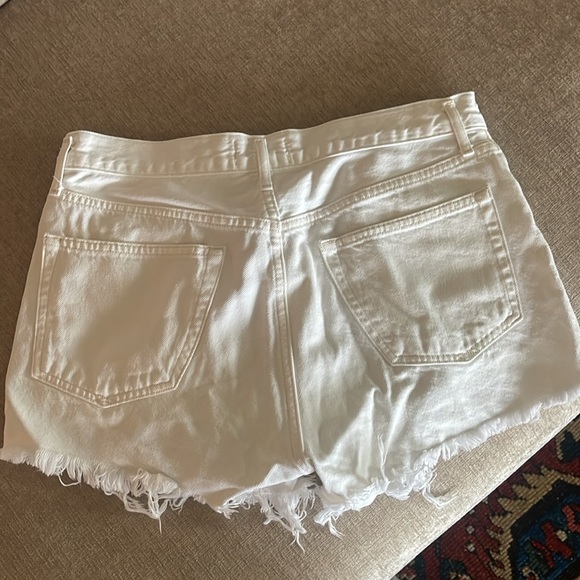 Agolde white denim shorts - Picture 2 of 2